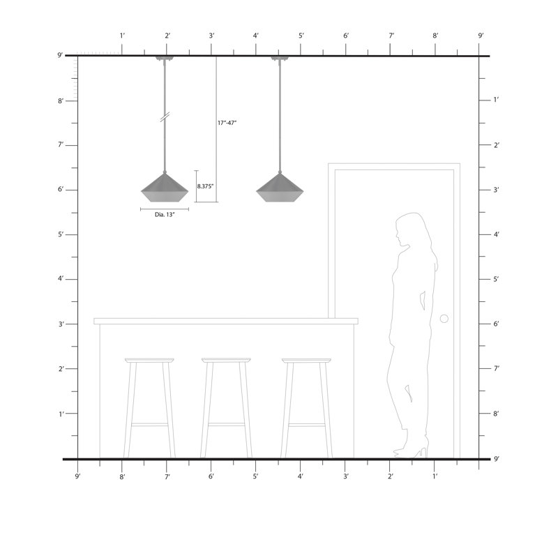 Armoney 1 - Light Pendant, Bronze, Oatmeal
