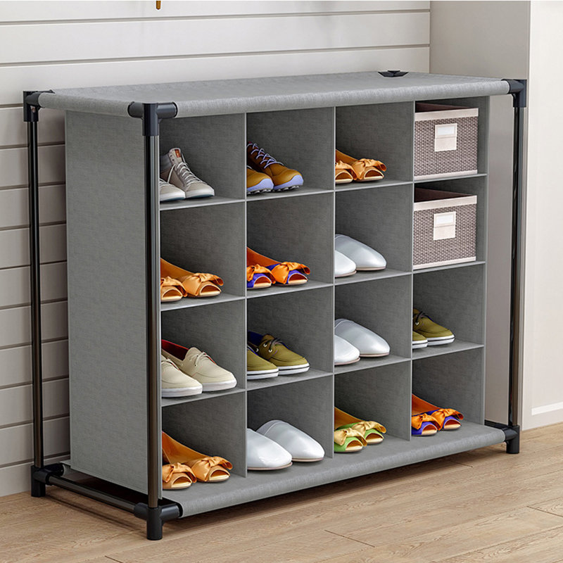 16 Pair Shoe Storage Cabinet