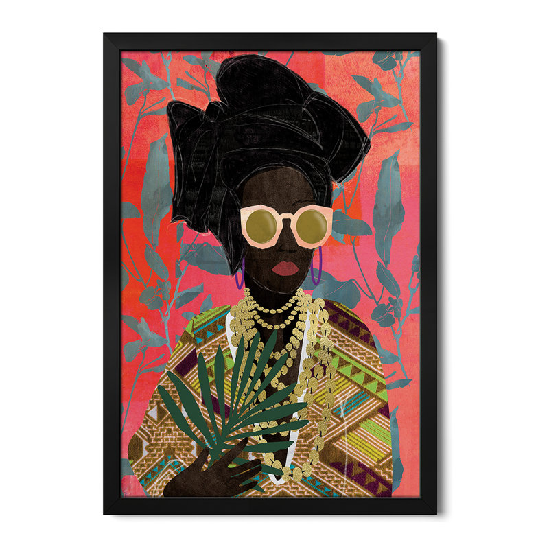 Modern Turban Woman I, affiche encadrée de qualité supérieure par Nikki Chu, H 32 po x l 24 po