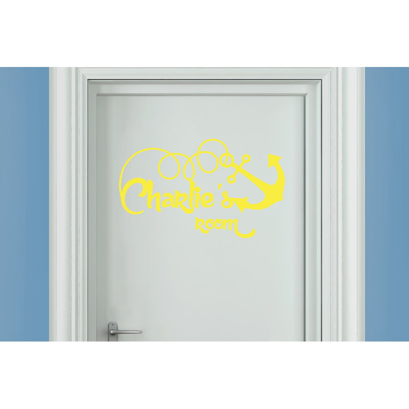 Nautical & Beach Wall Decal, Bright Yellow