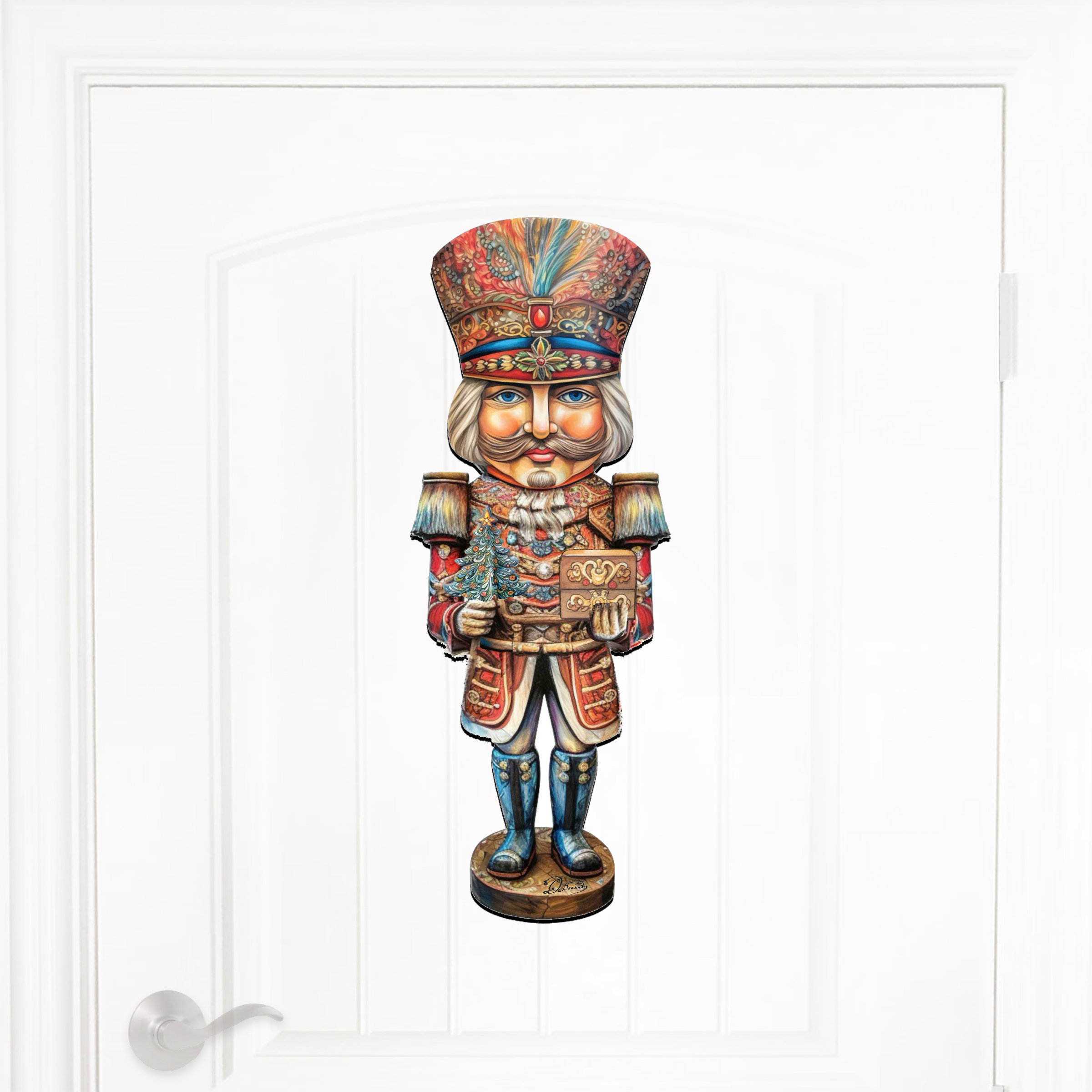 The Holiday Aisle® Kostman Regal Nutcracker Prince Wooden Wall Décor ...