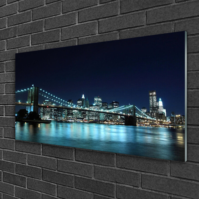 Bridge Sea - Unframed Photograph on Glass