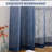 NICETOWN Ombre Sheer Curtains for Windows, Grommet Decorative Sheer Linen Curtains Semitransparent with Light Filtering for Bedroom/Living Room, 2 Panels-1340837202-1340837203