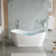 67 In. X 31.5 In. Freestanding Acrylic Soaking  Bathtub With Chrome Drain And  Chrome  Slotted Overflow