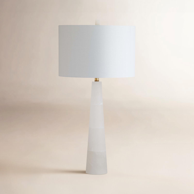 Lampe de table blanche 30 po Aliso