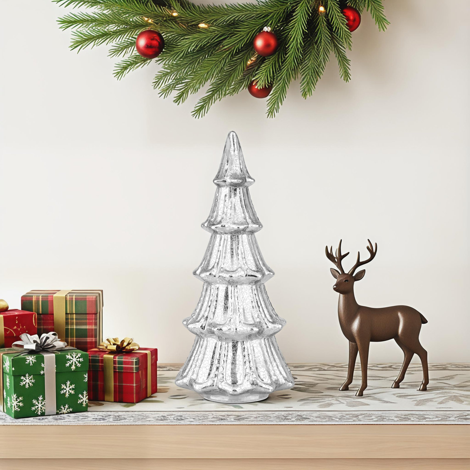 Tabletop Tree, Silver