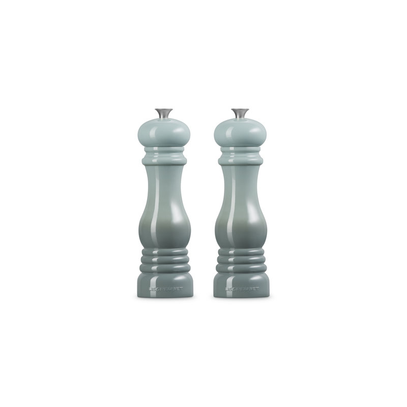 Le Creuset Acrylic Classic Salt And Pepper Mill Set 8 In. Sea Salt