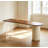 Solid Wood Suspended By Air Over Acrylic Bar Counter Table-1007925945
