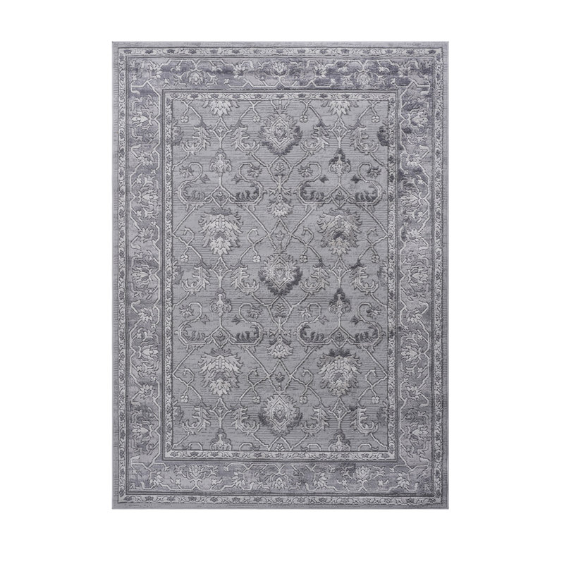 Collection 8X10 Grey / Oriental Area Rug