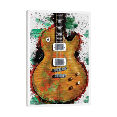 Gary Moore's Electric Guitar - Painting on Canvas