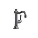 Jacobean Single Hole Bathroom Faucet with Drain Assembly