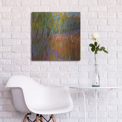 Latitude Run® ' Pastoral XVII' by Jane Schmidt, Metal Wall Art,