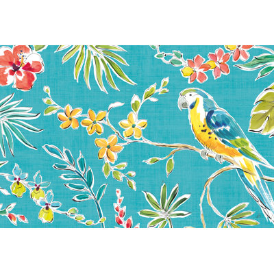 Tropical Oasis II - Wrapped Canvas Painting