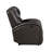 Modern Living Room Furniture 1Pc Power Reclining Chair Brown Faux Leather Upholstery Plush Seating Solid Wood Frame-215086227