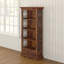 Indian 178cm H x 85cm W Solid Wood Standard Bookcase