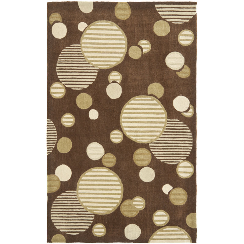 Modern Art Hand Tufted Performance Geometric Rug, Rectangle 9' x 12'