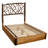 Fireside Lodge Hickory Log Twig Platform Bed - King - Cinnamon-1864146511-1864146515