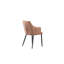 Lehmann Faux Leather Dining Chairs - Ergonomic back with Strong Metal Legs - Modern Armchair for Dining Room Living Room Restaurants-1332025603-1261428296
