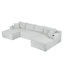 Ensemble de canapé modulaire compressible, canapé en velours côtelé pour salon-180994342