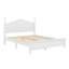 Ensemble de chambre à coucher 3 pièces, lit plateforme en bois et deux tables de chevet-1371126709
