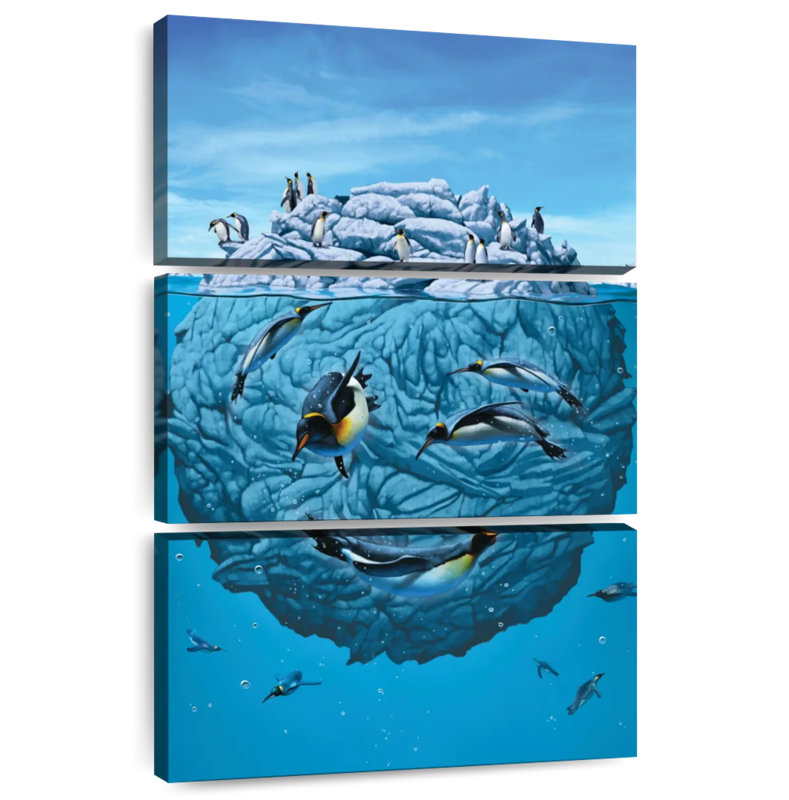 Brampt Penguin Wink, 32" H x 20" W