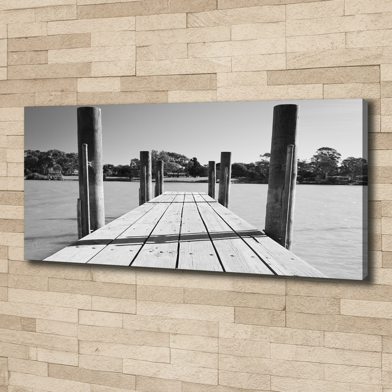Wooden Pier - No Frame Print on Canvas