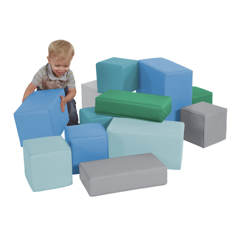 SoftScape 12 Piece Big Block Set, Contemporary
