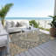 Tapis intérieur / extérieur gris Celia -50599895
