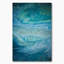 Shades of Blue Abstract Brushes V - reproduction de cadre photo sur toile-801625586-801625597