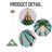 Copper Color Single-head Blue Bubble Tent Pendant Light (warm Light Included)