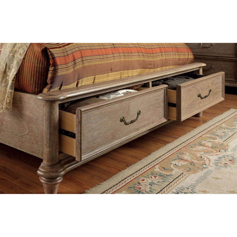 Lit plateforme avec rangement Ceille, Grand