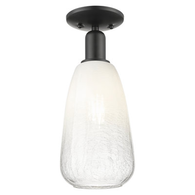 Downtown Urban - Baxter - 1 Light 6" Semi-Flush Mount 