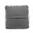 Light Gray/Ivory Transitional Medallion Cube Ottoman Pouf