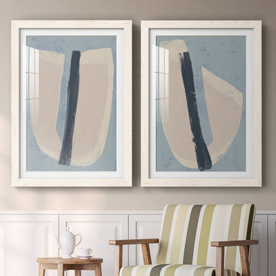 " Paper Slice I " 2 - Pieces Painting Print