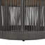 Table basse d'extérieur en rotin et bois d'acacia pour patio-1048911390