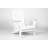 Folding Adirondack Chair With Side Table, 3-Piece Adirondack Chair Set, White (2 Chairs And 1 Table)-1236831726