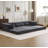 Compression Mahjong Sofa,Convertible Floor Sofa Bed,Diy Boneless Modular Sectional Sofa,No Assembly Required,Circle Fleece Fabric,Oversized 3 Seater With 3 Pillows-2140321267