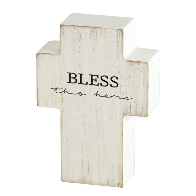 Croix de table Burgues Bless This Home