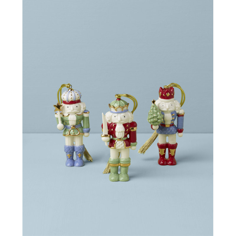 Nutcracker 3-Piece Ornament Set