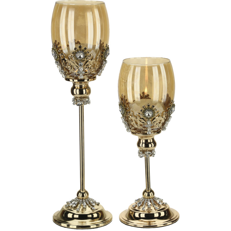 Jeweled Florentine Pedestal Decor
