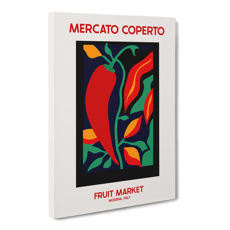 Mercato Coperto Fruit Market Exhibition 1 - Wrapped Canvas, 91cm H x 60cm W x 3cm D