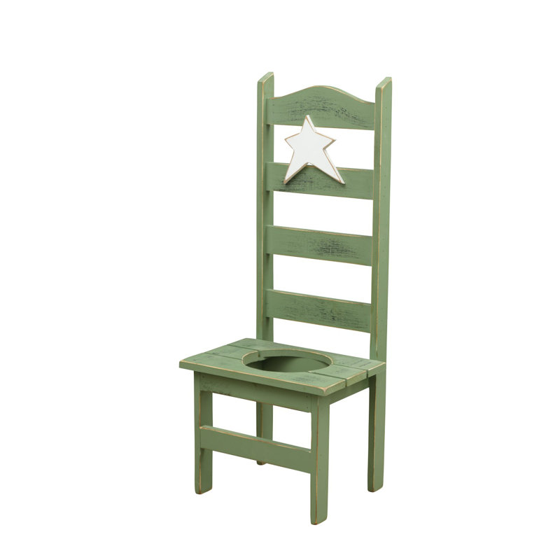 Fauteuil à fleurs en noir, Vert