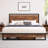 12 Inch Platform Bed Frame With Headboard And Footboard, Mattress Foundation-1968069685