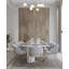 Lustre en laiton traditionnel 6 lumières Cleckley