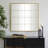 Metal Window Pane Inspired Gold Wall Mirror
