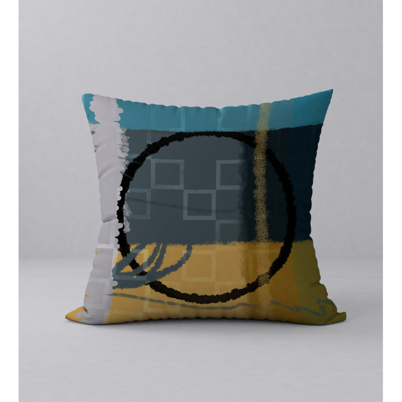 Housse de coussin décorative carrée et décorative O.K., 24 po x 24 po