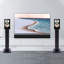 Wood 27.6" Fixed Height Speaker Stand-982626622