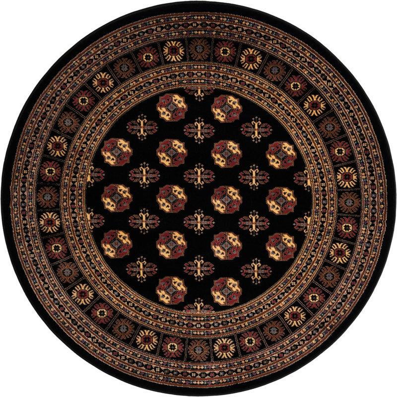  Balikh Tekke Rug, Round 5'3"