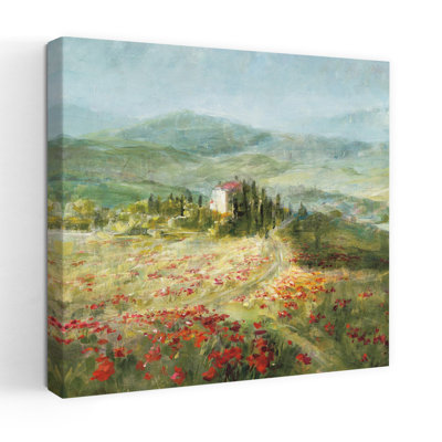Contemporary Summer In Provence Crop With Castle Estate Art