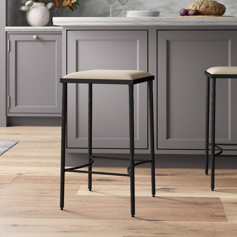 Hammered Stool, Bar Stool (31” Seat Height)